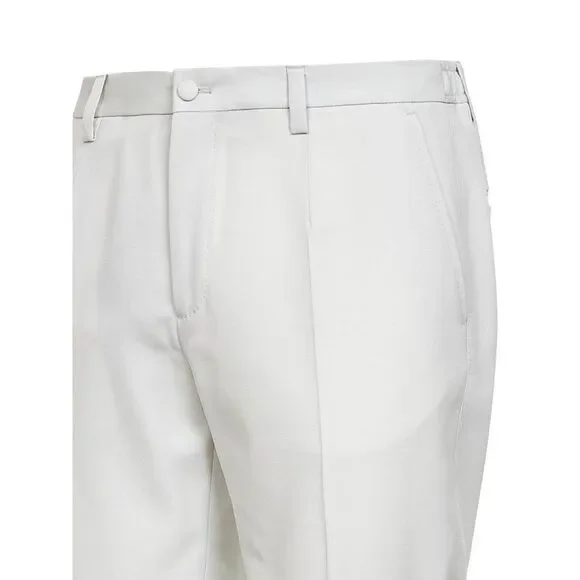 Dolce & Gabbana Men Light Beige Wool Poplin Trousers